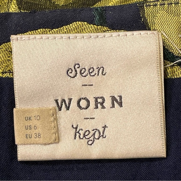 SEEN WORN KEPT by ANTHROPOLOGIE Rose Print Skirt - Picture 3 of 5